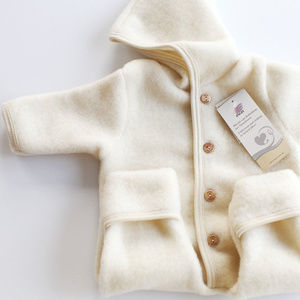 Engel Hooded Baby Overall 100% Organic Virgin Wool